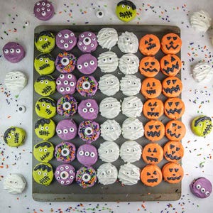 Halloween Chocolate covered cookies Halloween gift treats