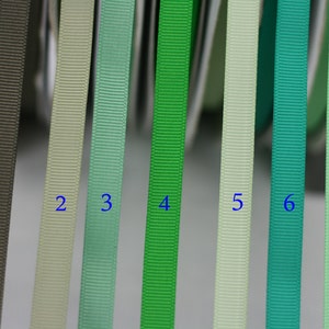 Nastro grosgrain, verde, 3/8 pollici, 9 mm, 20 iarde, matrimonio, fornitura fiocchi per capelli, progetti artigianali, confezioni regalo