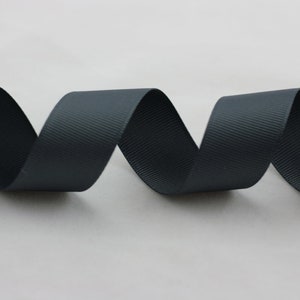 Grosgrain Ribbon,Black,Silver,1&quot;,1inch, 25mm, 10 yards,Handicraft,Hair Bows Accessory,Wedding,Party Decor,Textile,Craft Supply,Ornament,DIY