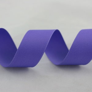 Grosgrain Ribbon,Delphinium,Purple,1&quot;,1inch, 25mm,10yards,Handicraft,Hair Bows,Wedding,Party Decor,Textile,Craft Supply,Ornament,DIY