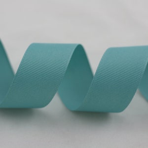 Grosgrain Ribbon,Blue1,Jade,Nile Blue,1&quot;,1inch, 25mm, 10yards,Handicraft,Hair Bows Accessory,Wedding,Party Decor,Textile,Ornament,DIY