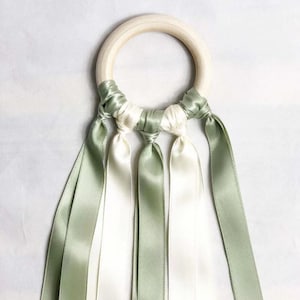 Band Hand Drachen,Luftschlangen,Holzspielzeug, Zauberstäbe, Tanzen Ring, Holz Regenbogen Ring, Geschenk, Geburtstag Dekor, Kinder Party Favor