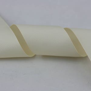 Grosgrain Ribbon, Ivory, 2&quot;, 2inch, 50 mm, 5 yards,Wedding,Hair Bows,Gift Wrapping,Party Decor