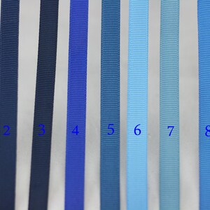 Grosgrain Ribbon,Blue,3/8 inch, 9mm, 20yards,wedding,hair bows supply,craft projects,gift wrapping