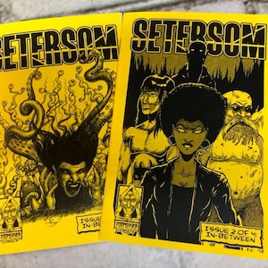 SETERSOM - issue 2 - In-Between | Self published indie comic book - DIY mini comic