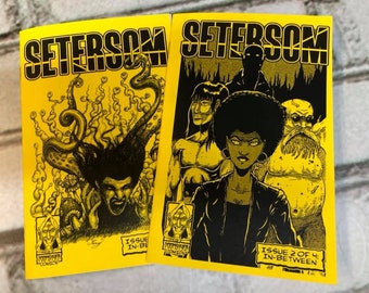 SETERSOM - issue 2 - In-Between | Self published indie comic book - DIY mini comic