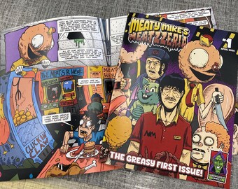 Meaty Mike’s Meatzzeria #1 - independent horror/comedy comic