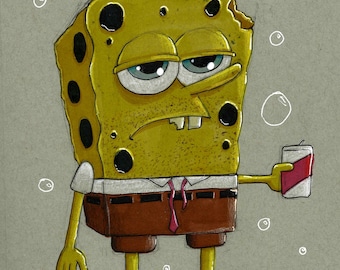 Sponge Robert 11 X 14 Art Print