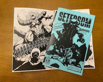 SETERSOM - issue 4 - Reality's End | Self published indie comic book - DIY mini comic