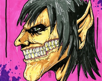 Founding Titan / Eren Yeager 11 X 14 Art Print