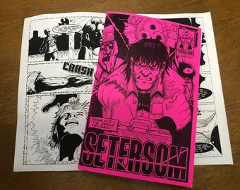 SETERSOM - issue 3 - The Omega Frequency | Self published indie comic book - DIY mini comic
