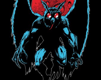Mothman / Cryptid 11 X 14 Art Print