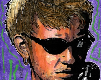 Layne Staley / Alice in Chains 11 X 14 Watercolor Art Print