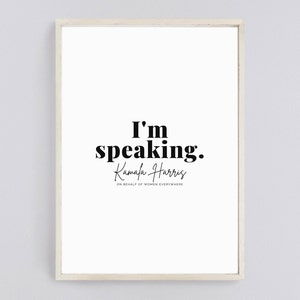 harris script - Kamala Harris - Posters and Art Prints