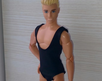 1/6 Scale Bodysuit: Male Action Figure Leotard