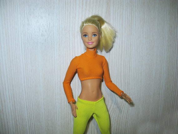 Adult Collector Doll Clothing 1/6 Scale Crop Top Turtluneck - Etsy UK