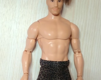 1/6 Scale Doll Underwear: Animal Print Boxers for 12" Action Figure