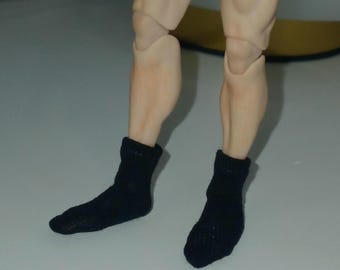 1/12 scale male midi socks