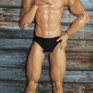 Adult collector doll clothing 1/6 scale male bikini swimwear boy doll underwear for 12 action figure image 2