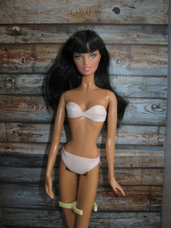 1//6 Light Blue Lace Underwear Slim Lingerie Clothes Suit For 12/" Doll Body