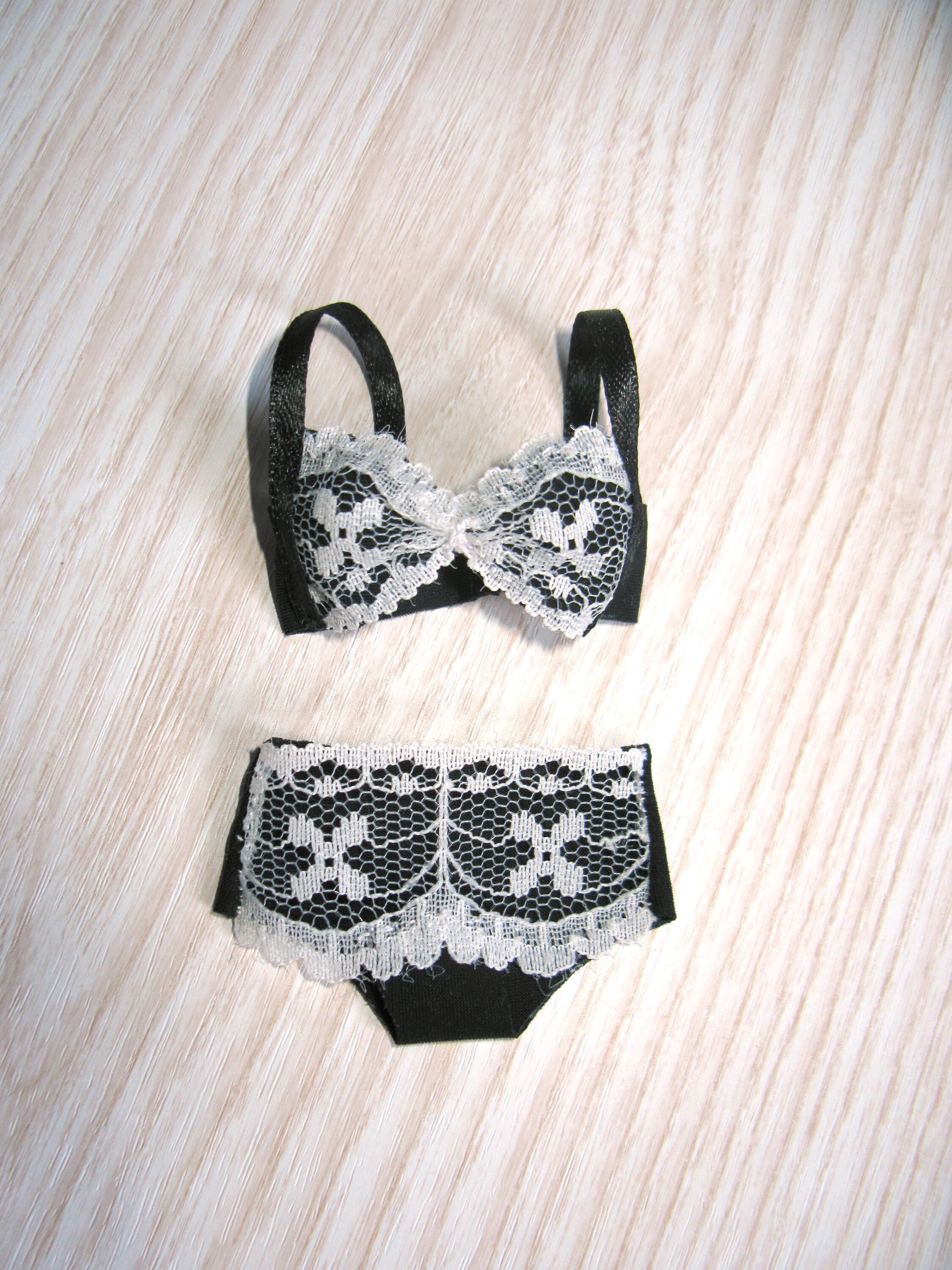 Doll clothing underwear set lace bra panties 1/6 lingerie Etsy