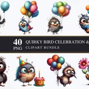Clipart oiseau original | PNG | Commerciale | Imprimable | Fabrication de cartes | Sublimation | Découpage | PNG | Numérique | Graphiques | Oiseaux