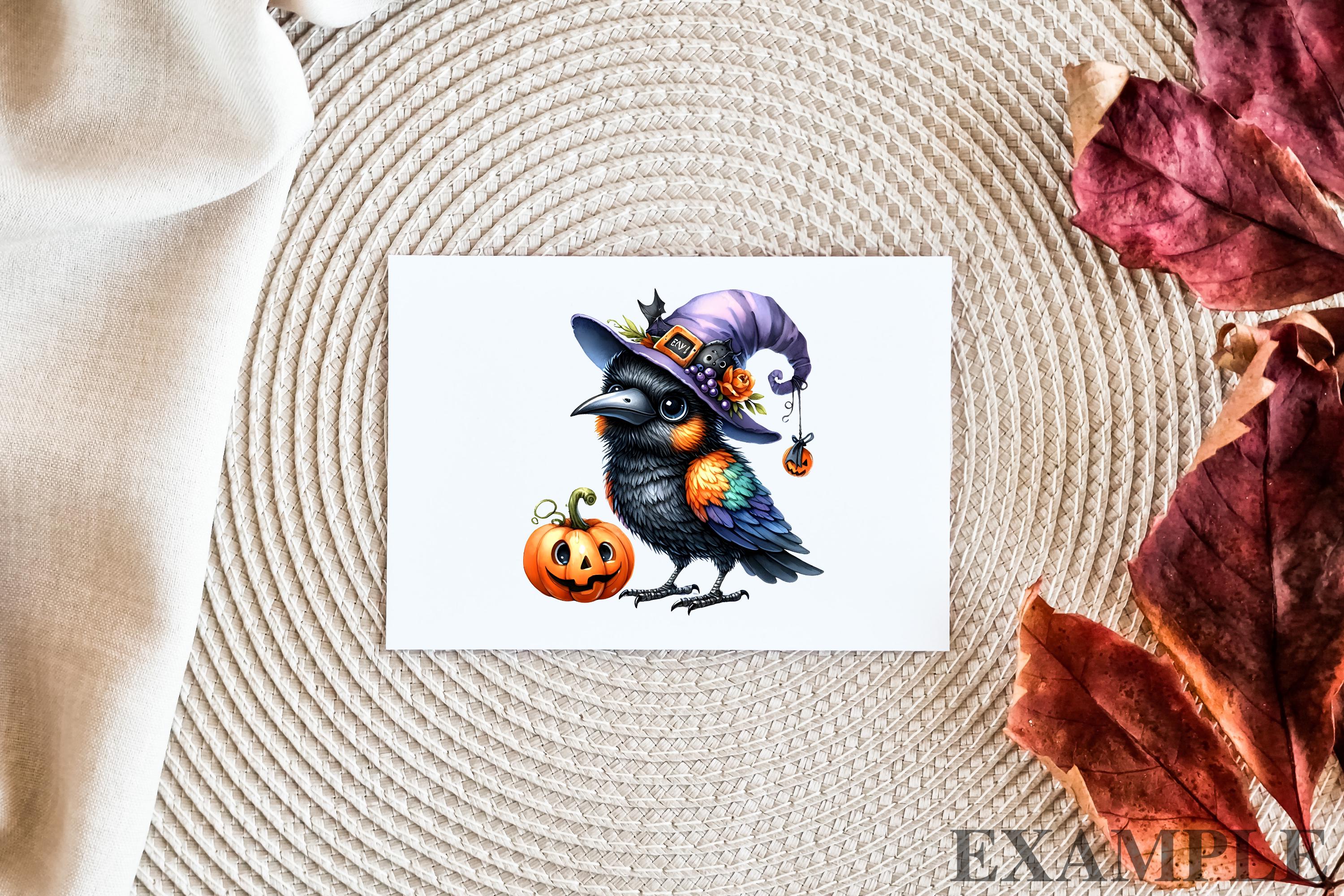 Cute & Whimsy Halloween Characters Clipart PNGS Commercial Printable ...