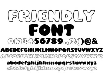 WhimsyLetters Font: Playful Hand-Drawn Alphabet (Digital Download)