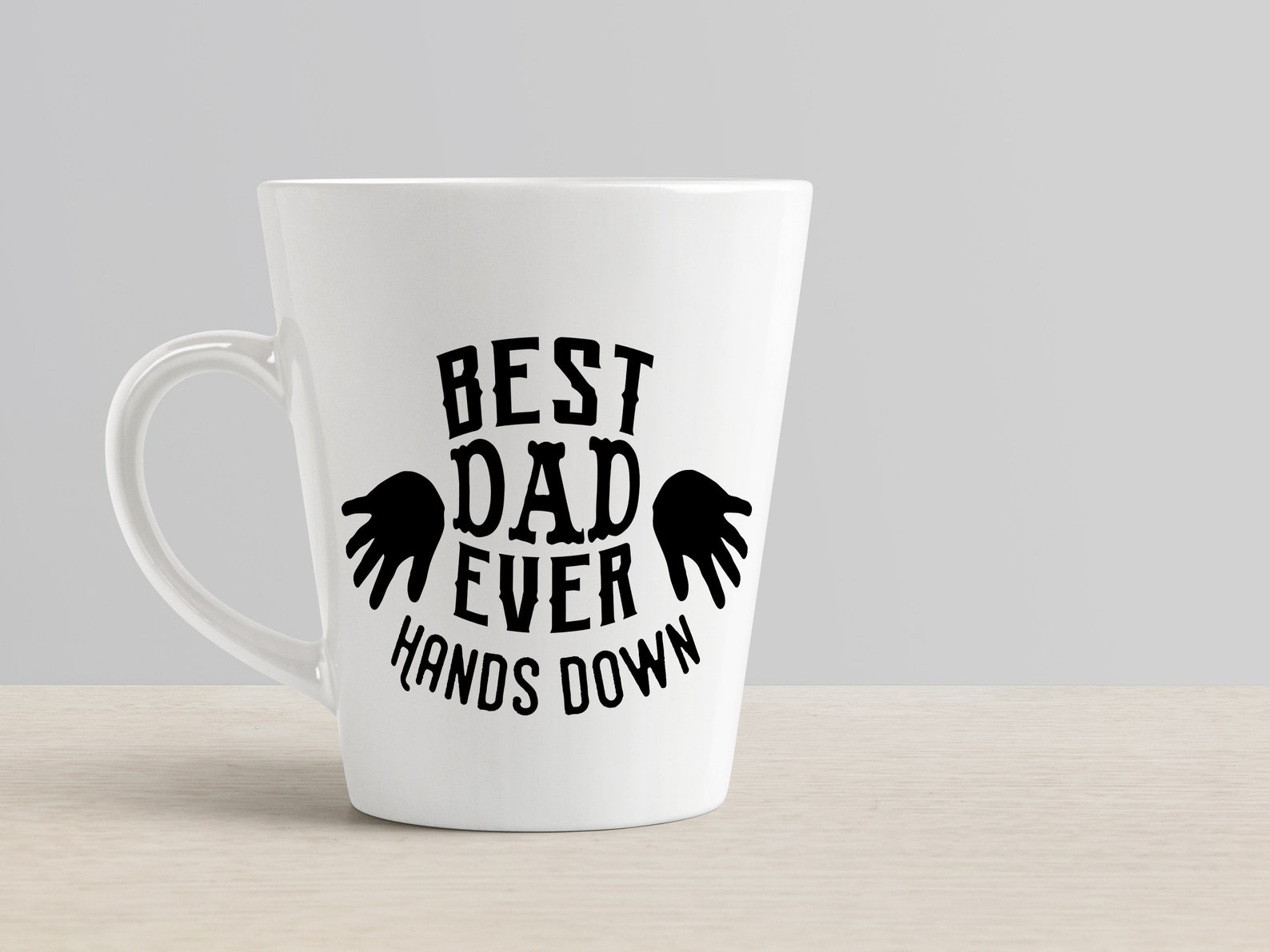 Download Mejor papá nunca manos abajo / Mejor papá SVG ...