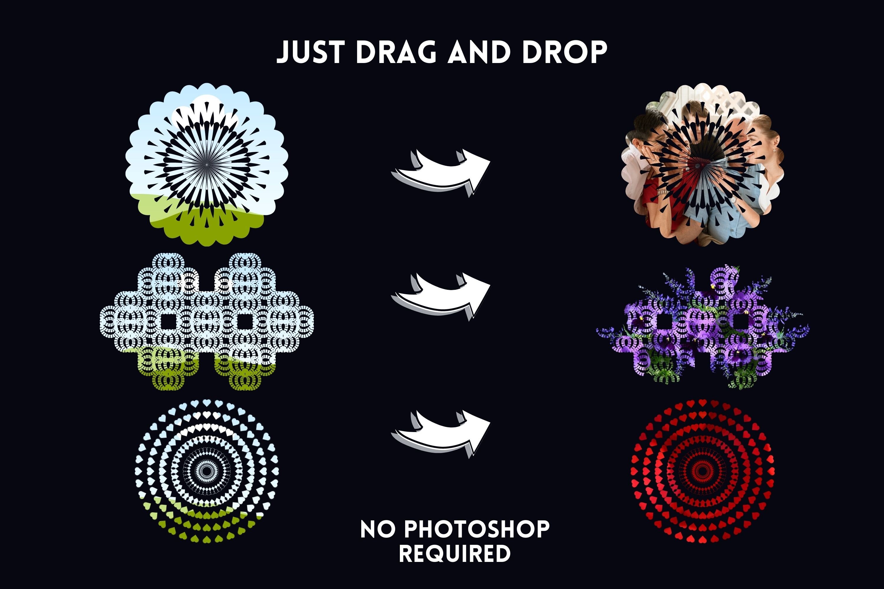 Editable Canva Frames Abstract Pattern Canva Frames Custom Background