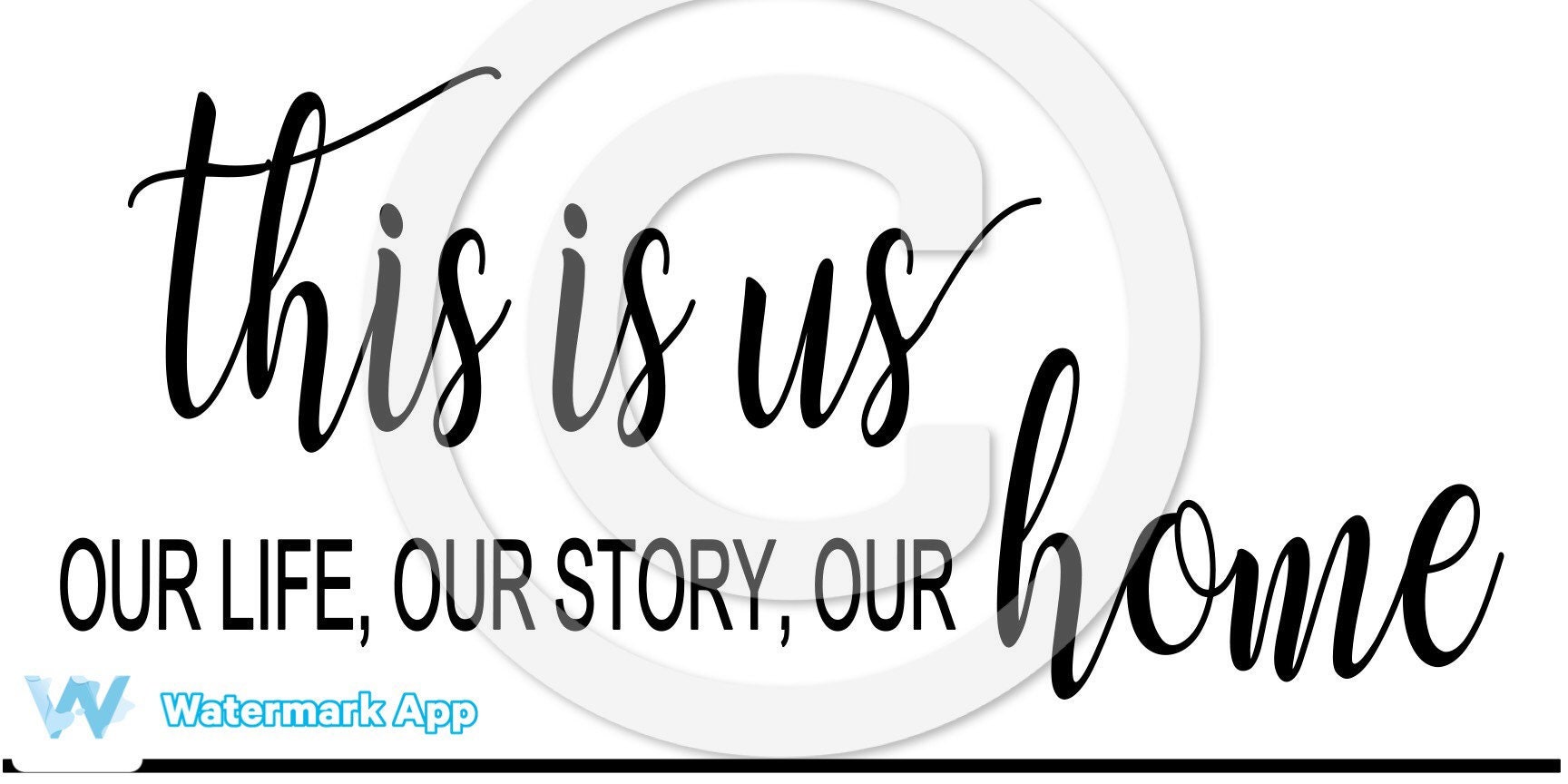 This is Us Sign SVG This is Us SVG This is Us Digital File Etsy
