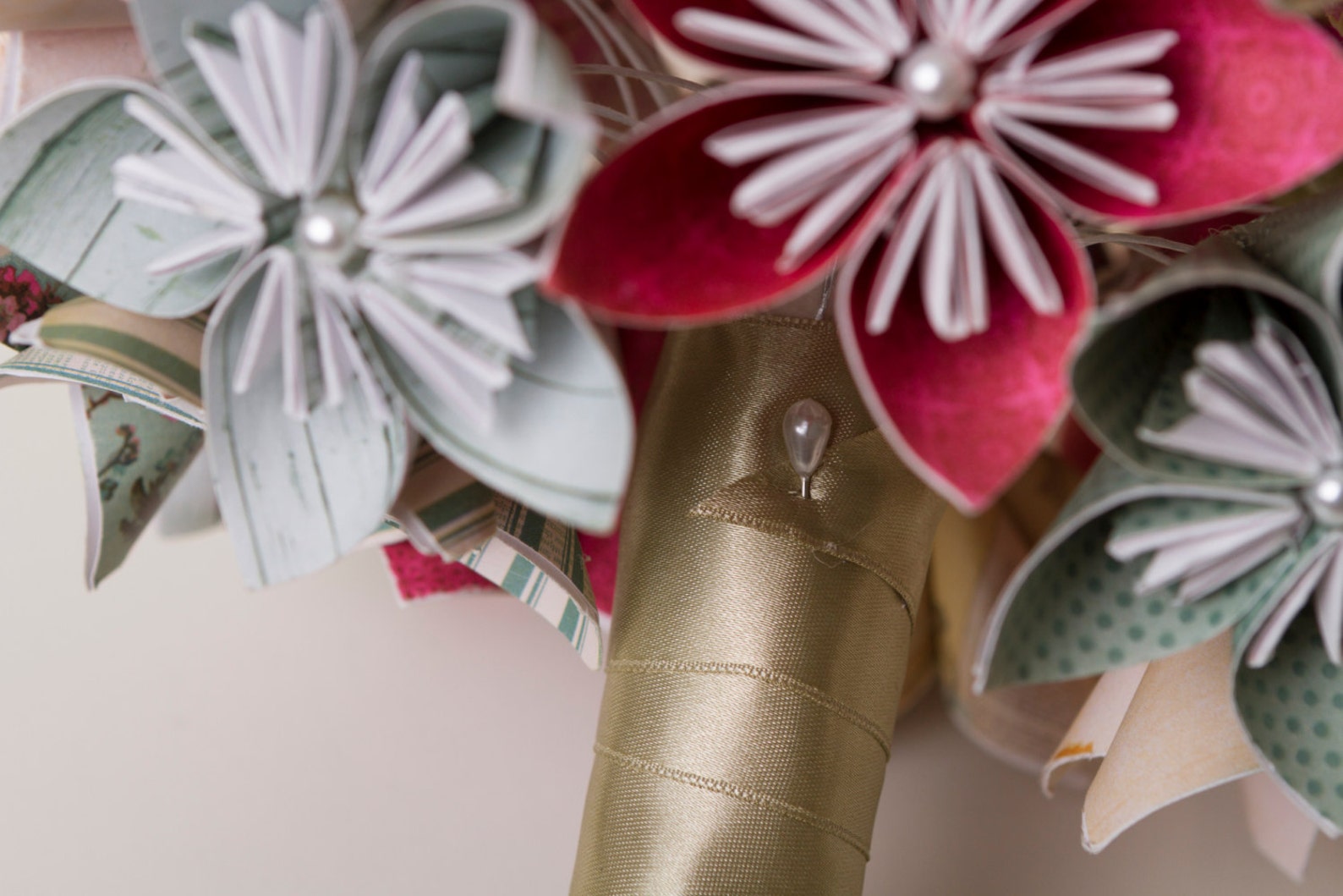 Origami Flower Bouquet Origami Bouquet Paper Flower Bouquet Etsy UK