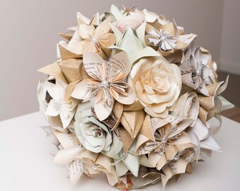 paper flower bouquet etsy paper flower boquet