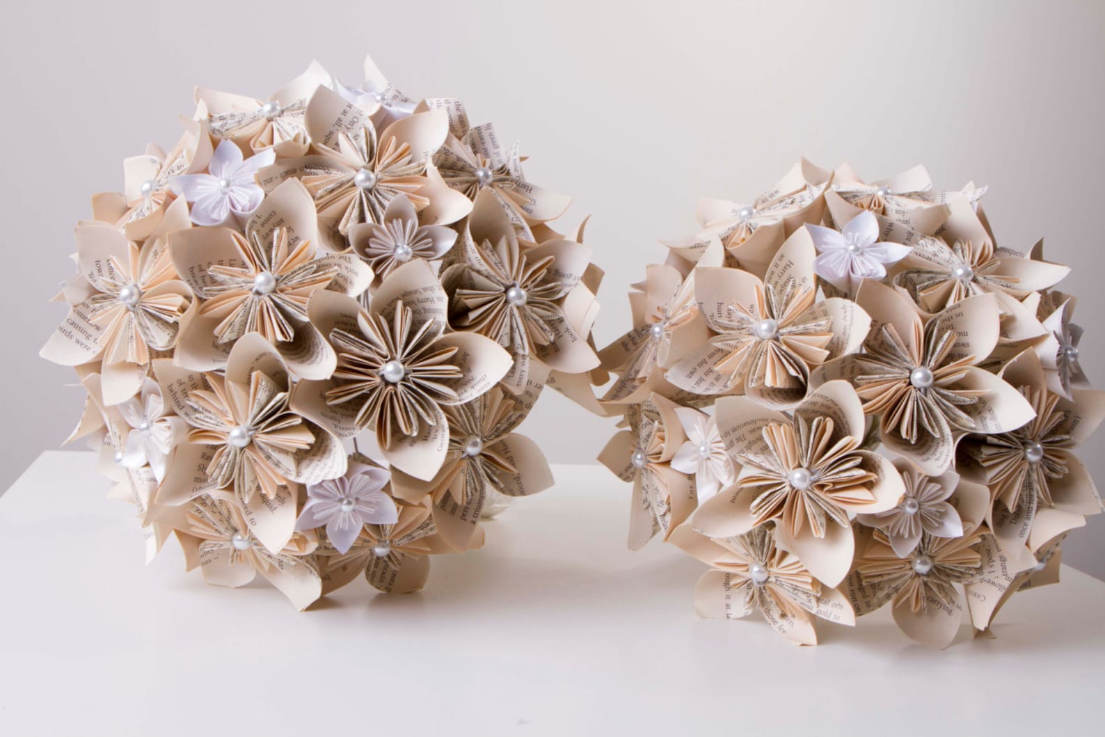 Paper Flower Bouquet Book Page Paper Flowers Book Bouquet Etsy