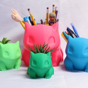 Bulbasuar Planter - 13 Colors - 4 Sizes