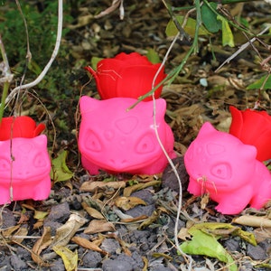 rose bulbasaur plush