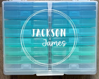 Baby's First Year Milestone Photo Keeper Box | Pregnancy, Newborn, Hospital Delivery, First Birthday, Baby Girl, Baby Boy, Keepsake Gift