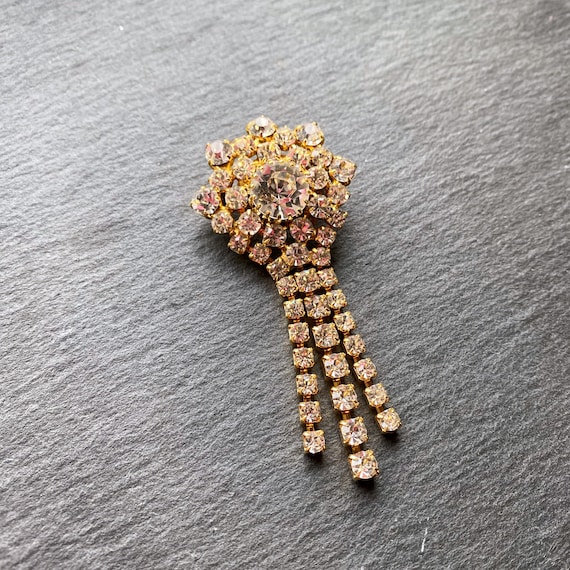 Broche Vintage étoile Multicolore En Strass - Il Manque Un Strass Grenat (occasion)