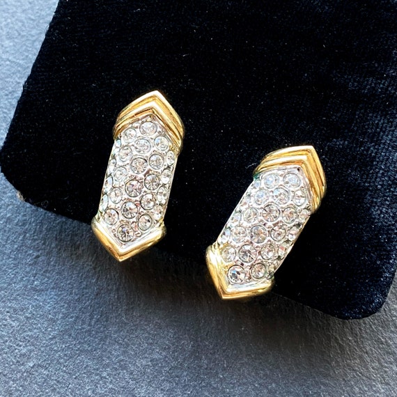 ATTWOOD and SAWYER gold plated and Swarovski crys… - image 3