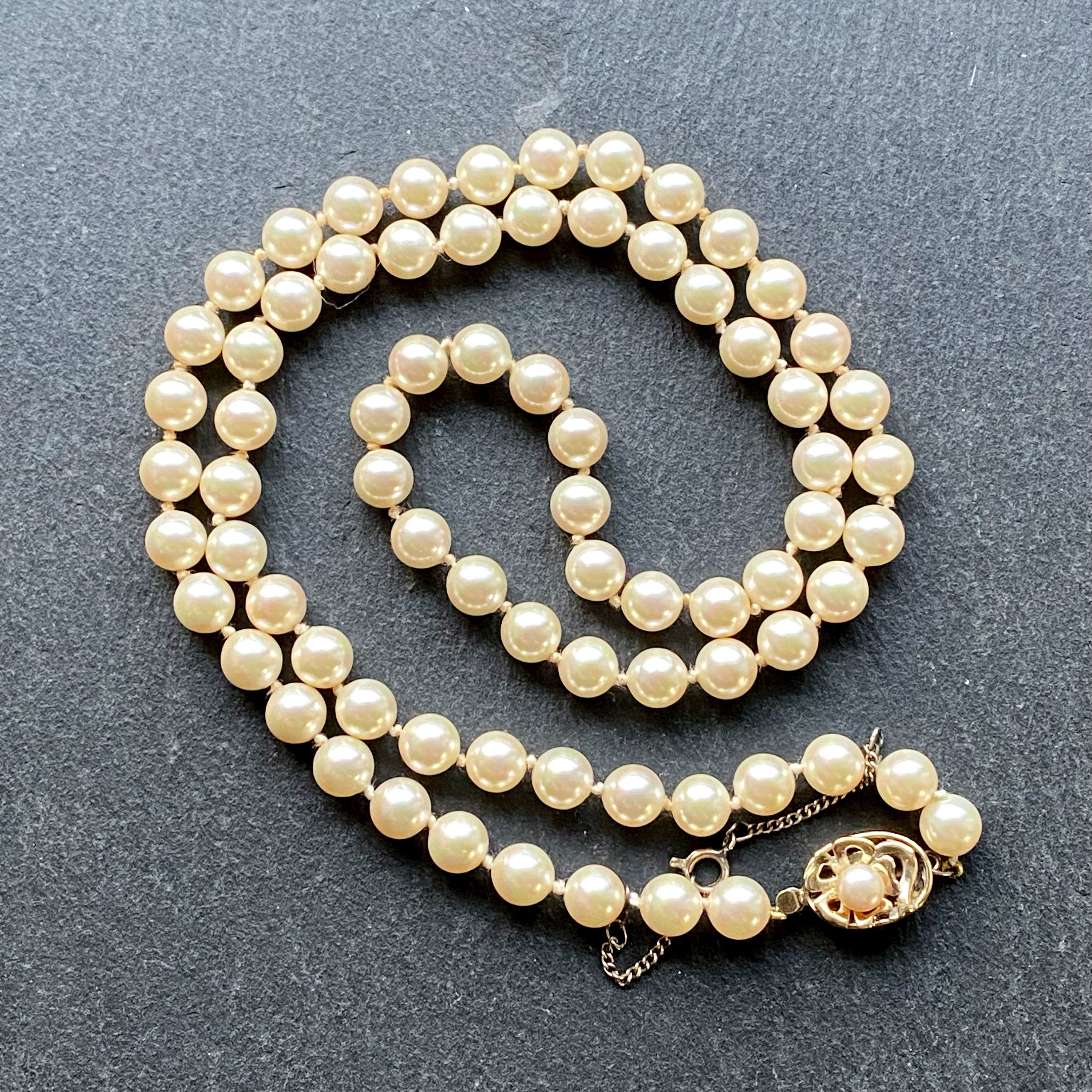 MAJORICA PEARLS Longer Length Single Strand Necklace Spanish Perlas Pearl Necklace Vintage Bridal Etsy