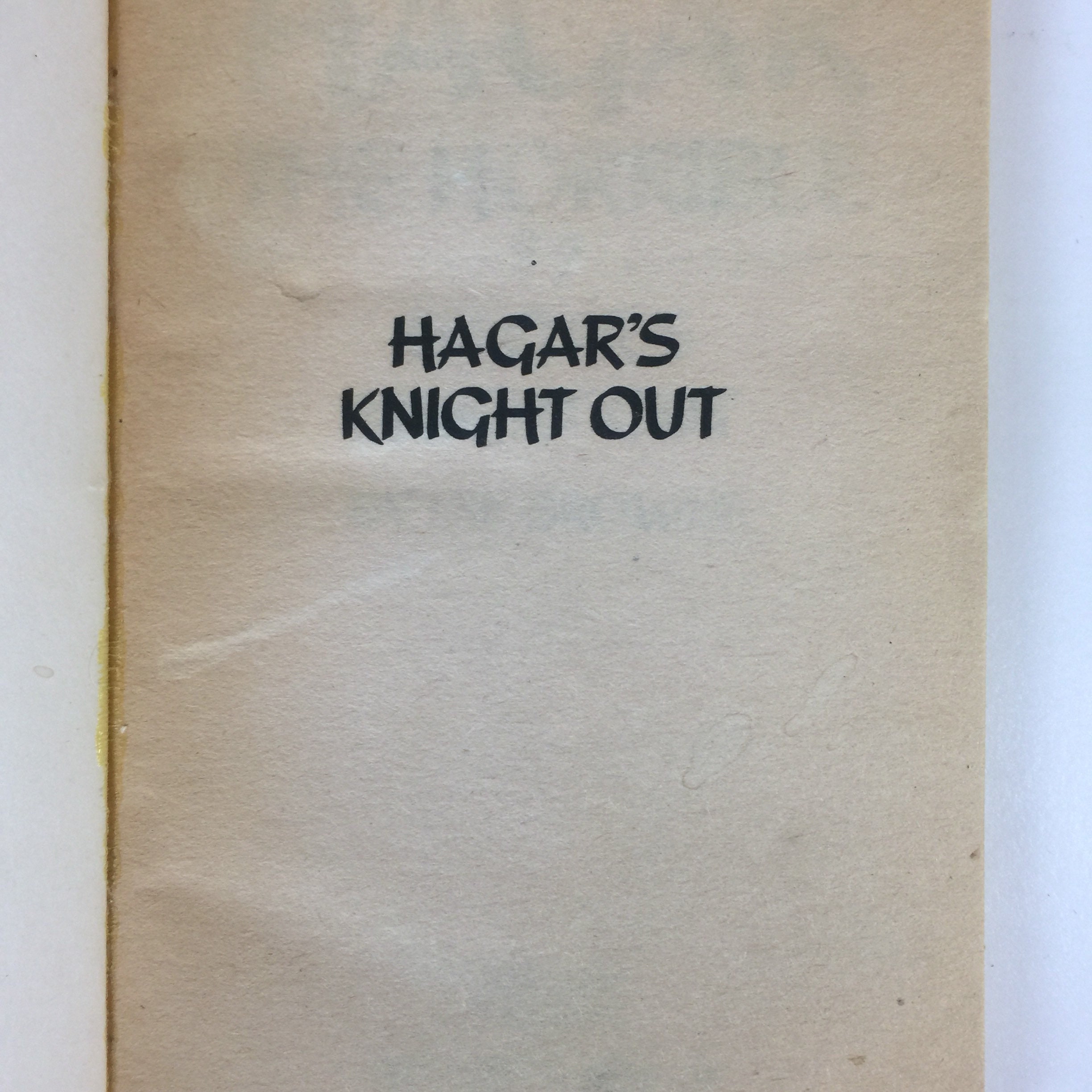 HAGAR the Horrible by Dik Browne Hagars Knight Out Comic Etsy Ireland