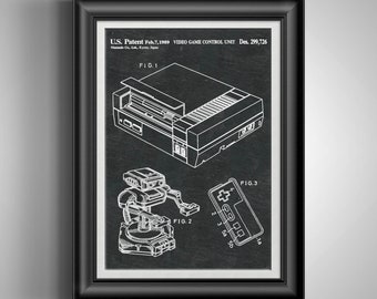 80s Retro INSPIRED WALL ART Print Poster A4 A3 1980s retro SNES rubiks cube