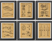 Star Trek Poster Starfleet Uniform Star Trek Art Star Trek Enterprise Apartment Decor Star Trek Wall Art USS Enterprise Set of 6 Prints