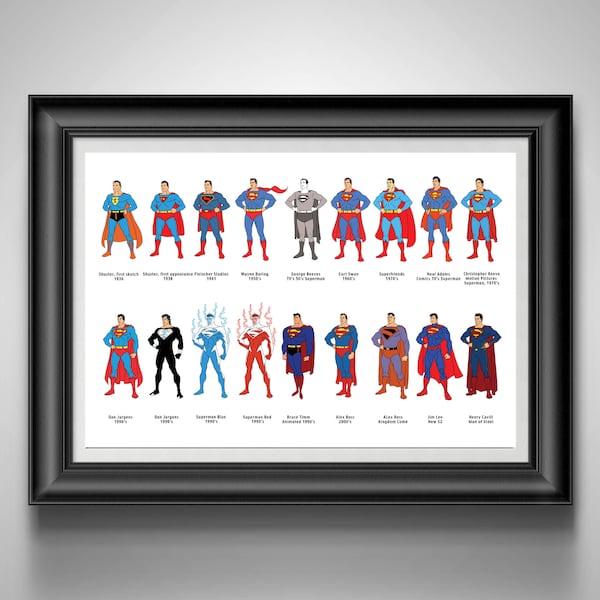 Comic Book Gift Superhero Prints Superhero Gifts Superhero Poster Superhero Wall Art Super Hero Wall Decor Comic Book Art Super Hero Art