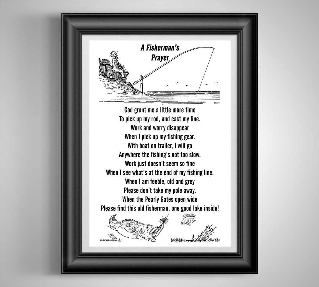 Fishing Gifts for Men Fishing Wall Art Fly Fishing Gift Etsy