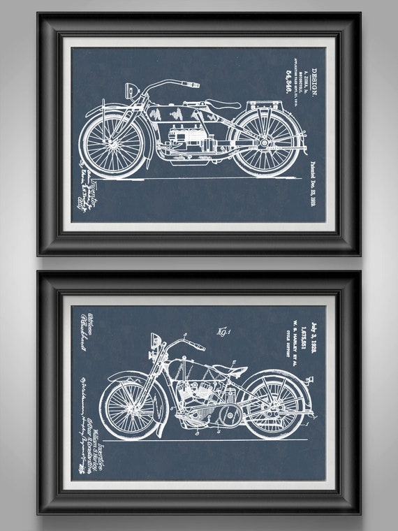Harley Davidson Gifts Motorcycle Gifts Garage Posters Harley Etsy
