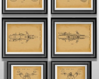 Motorcycle Patent Print Set, Vintage Garage Biker Wall Art, Man Cave Chopper Blueprint Gift Decor