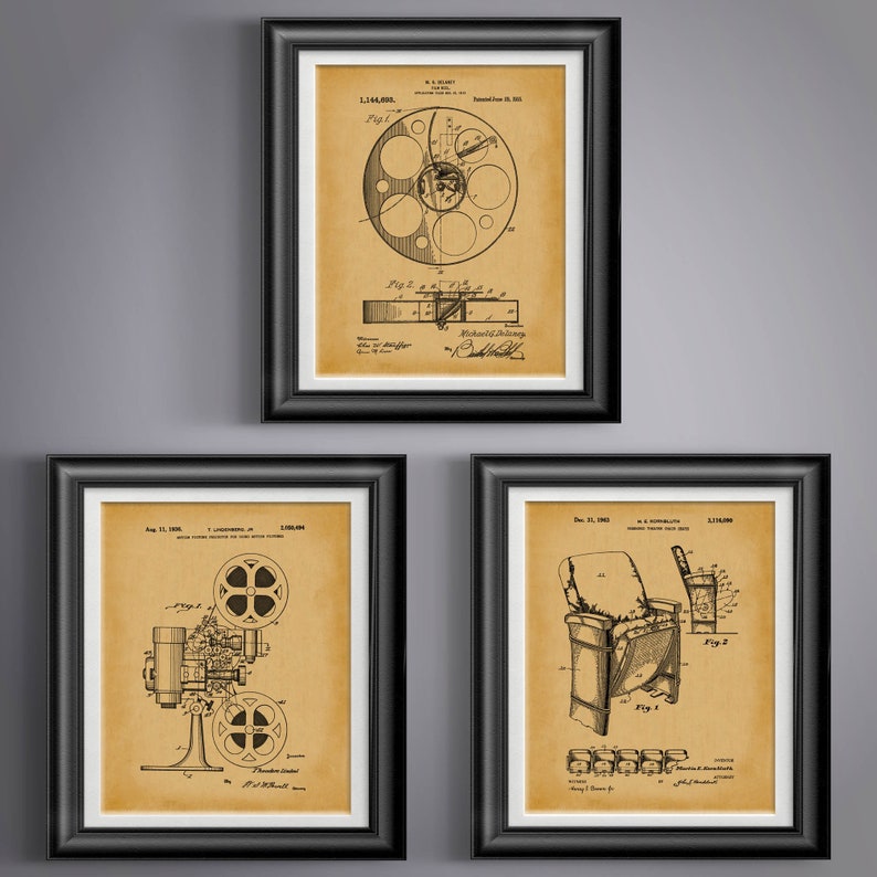 Movie Lover Gift Movie Theater Room Decor Home Theater Film Etsy