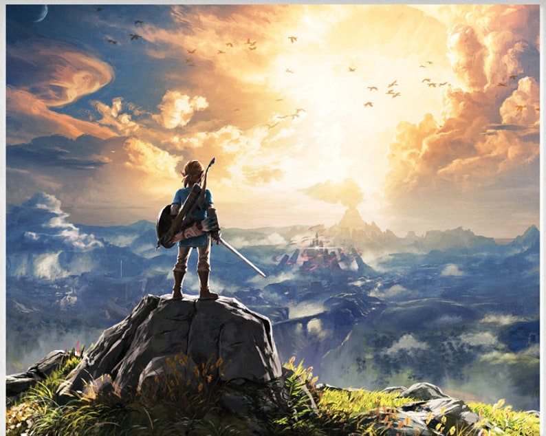 Legend of Zelda Breath of the Wild Posters Zelda Art Prints - Etsy