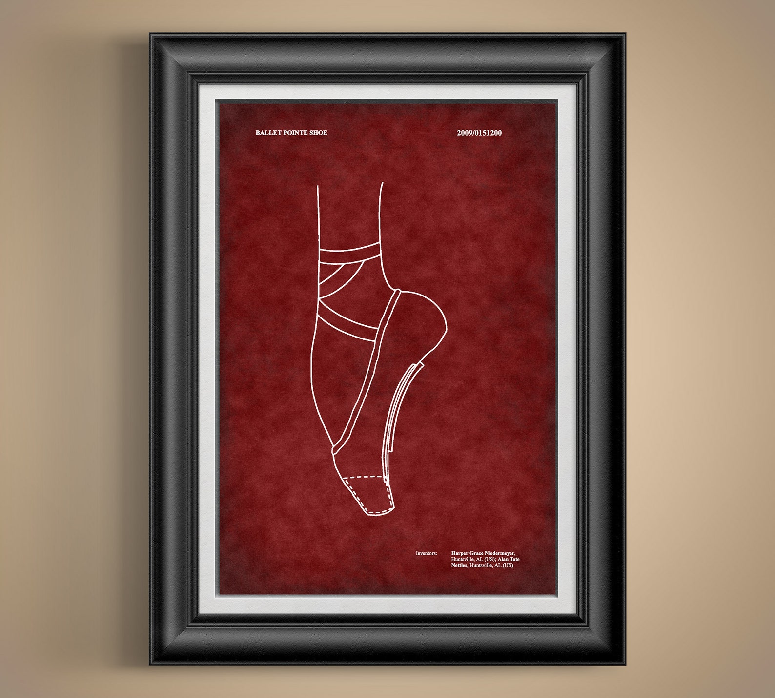 pointe shoes * ballerina gift * toe shoe * ballet shoes * design patent invention * dance studio * dance mom * ballet dancer gif